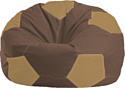 Кресло-мешок Flagman Мяч Стандарт М1.1-330 (коричневый/бежевый)