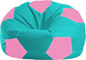 Кресло-мешок Flagman Мяч Стандарт М1.1-295 (бирюзовый/розовый)