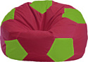 Кресло-мешок Flagman Мяч Стандарт М1.1-305 (бордовый/салатовый)