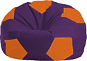 Кресло-мешок Flagman Мяч Стандарт М1.1-33 (фиолетовый/оранжевый)