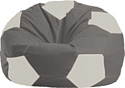 Кресло-мешок Flagman Мяч Стандарт М1.1-334 (серый/белый)