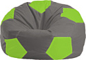 Кресло-мешок Flagman Мяч Стандарт М1.1-343 (серый/салатовый)