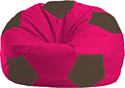 Кресло-мешок Flagman Мяч Стандарт М1.1-372 (малиновый/коричневый)
