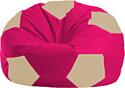 Кресло-мешок Flagman Мяч Стандарт М1.1-373 (малиновый/светло-бежевый)