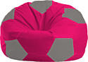 Кресло-мешок Flagman Мяч Стандарт М1.1-374 (малиновый/серый)