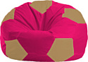 Кресло-мешок Flagman Мяч Стандарт М1.1-377 (малиновый/бежевый)