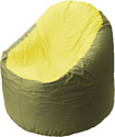 Кресло-мешок Flagman Bravo B1.1-29 (оливковый/желтый)