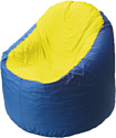 Кресло-мешок Flagman Bravo B1.1-36 (синий/желтый)