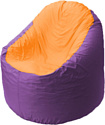 Кресло-мешок Flagman Bravo B1.1-38 (фиолетовый/оранжевый)
