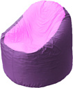 Кресло-мешок Flagman Bravo B1.1-39 (фиолетовый/розовый)