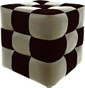 Пуфик Brioli Рубик L13-L17 (коричнево/бежевый)