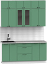 Готовая кухня Интермебель Лион-4 В-1 1.8м (мята софт/этна)