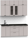 Готовая кухня Интермебель Лион-4 В-1 1.8м (луна софт/сесамо)