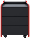 Тумба VMM Game Case 50 Black Red CS-2BKRD (черный/красный)