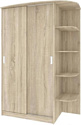 Шкаф раздвижной Кортекс-мебель Лагуна ШК04-00 правая консоль (дуб сонома)