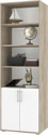 Книжный шкаф Modern Оливия О21 (серый дуб/белый)