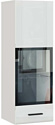 Антресоль НК-Мебель Gloss Тип-2  (белый/белый глянец)