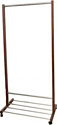 Стойка для одежды Мебелик В 35Н (средне-коричневый)