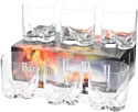 Набор стаканов для виски Bohemia Crystal Barline 25089/133/410