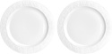Набор тарелок Elan Gallery Белые розы 860056 (2 шт)