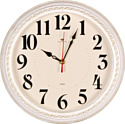 Настенные часы Рубин Классика 2950-004 (белый/золотистый)