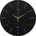 Настенные часы Рубин Классика 3020-002 (черный/золотистый)