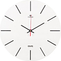 Настенные часы Рубин Классика 3020-005 (белый/черный)