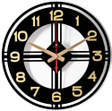 Настенные часы Рубин Золотые цифры 4041-012