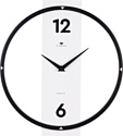 Настенные часы Рубин Time 3330-001 (черный/белый)