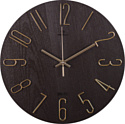 Настенные часы Рубин Классика 3010-003 (коричневый/золотистый)