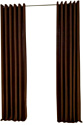 Комплект штор Модный текстиль Канвас 01L 112MTKANVASMO2-2 2.5x4.2 (2шт, коричневый/серебряный)