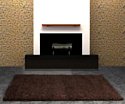 Ковер для жилой комнаты OZ Kaplan Lobby 160x230 (коричневый)