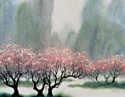Картина Stamprint Розовые деревья АT041 (90x115)