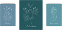 Картина Stamprint Блакитные травы CS005 SET3 (80x160)