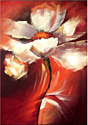 Картина Tennonart Белые цветы 50x70 TN4970-2