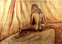 Картина Tennonart Девушка на покрывале 50x70 TN3186