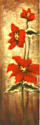 Картина Tennonart Красные маки 30x90 TN3498