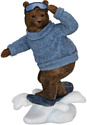 Статуэтка Fissman Медведь на сноуборде 0224