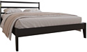 Кровать Bama Пиканто 3 (140x200, черный)
