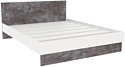 Кровать Doma Modul 120x200 (белый/камень серый)