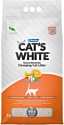 Наполнитель для туалета Cat's White Orange Scented 5 л