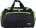 Дорожная сумка Mr.Bag 014-408MB-SG-BLK (черный/зеленый)