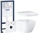 Унитаз Grohe Euro Ceramic 39206000 + 39330001 + 38750001