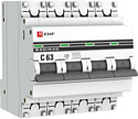 Выключатель автоматический EKF PROxima ВА 47-63 4P 63А (C) 4.5kA MCB4763-4-63C-pro