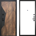 Металлическая дверь Двери Гранит Континент 003 207x96 (коричневый/белый, правый)