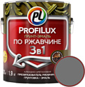 Грунт-эмаль Profilux По ржавчине 3в1 (1.9 кг, серый)