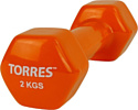 Гантель Torres PL522204 2 кг (оранжевый)