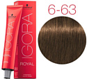 Крем-краска для волос Schwarzkopf Professional Igora Royal Permanent Color Creme 6-63 60 мл