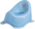 Детский горшок Maltex Мишка с противоскользящими резинками 4071 (темно-голубой/белый)
