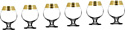 Набор бокалов для коньяка Promsiz EAV03-188/S/Z/6